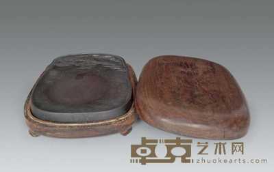 清乾隆 随形端砚 2.8×18.5cm